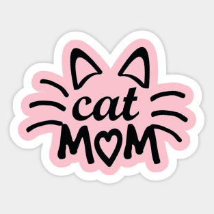 cat mom Sticker